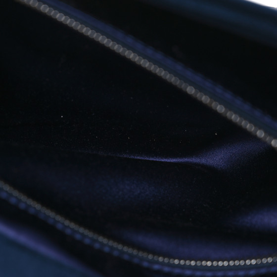 FENDI Velvet Crystal Embellished Baguette Midnight 1647147