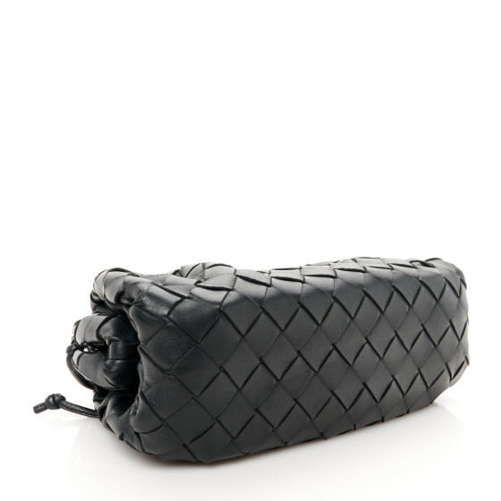 BOTTEGA VENETA Nappa Intrecciato The Mini Pouch Black