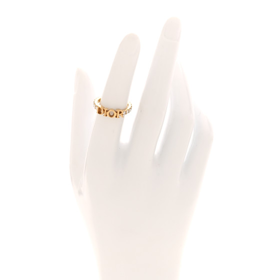 【Dior】DIO(R)EVOLUTION RING 指輪 クリスタル CHRISTIAN DIOR Metal Crystal DIO(R)EVOLUTION Ring 50 5.25