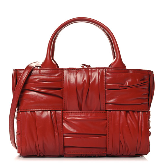 【VIP SALE】BOTTEGA VENETA Foulard Intreccio ARCO S トート Bottega Veneta Medium Arco Tote w/ Pouch - Burgundy Totes
