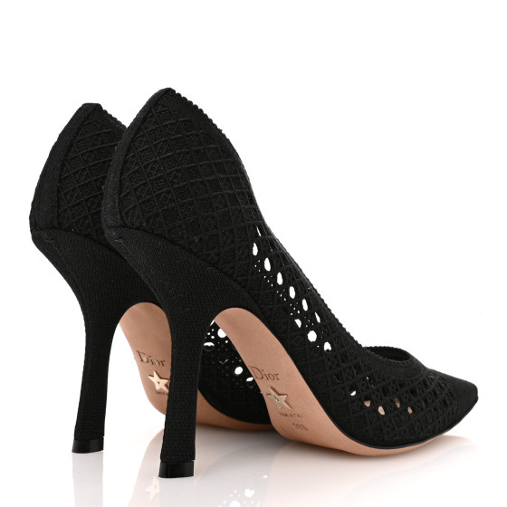 Christian Dior ブラックパンプス　UK4.5(23.5〜24cm) Dior ディオール J'ADIOR パンプス レディース37 約23.5cm