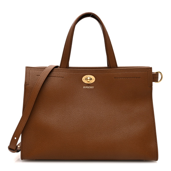 トートバッグ Burberry Caramel leather medium Cotswolds handbag Mini Cotswolds Tote in Hazel - Women, Leather | Burberry