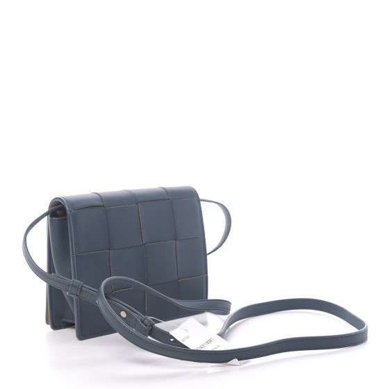 BOTTEGA VENETA Lambskin Maxi Intrecciato Mini Cassette