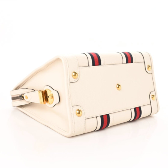 GUCCI Koi Calfskin Medium Bauletto Duffle Top Handle Bag