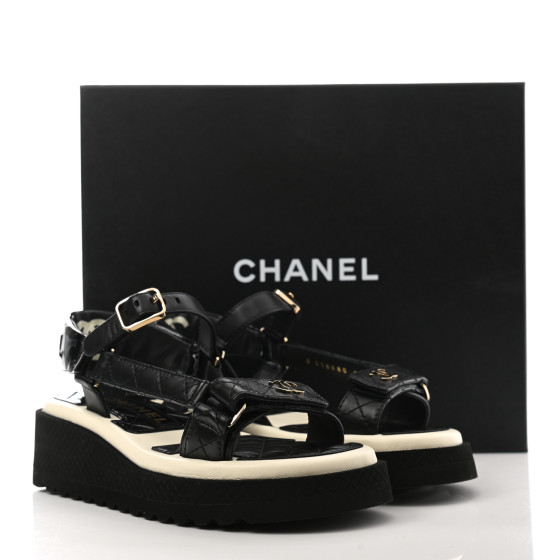 CHANEL シャネル　ブラック ミュール 35 CHANEL シャネル ミュール サンダル レディース35 ブラック
