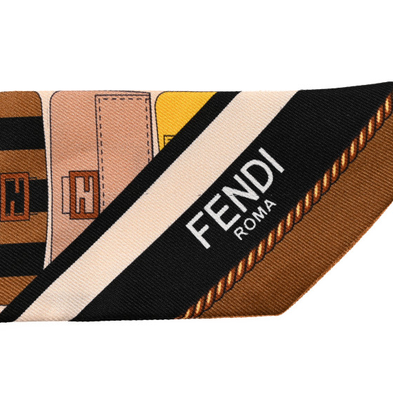 スカーフ FENDI BAGUETTE SCARF FENDI フェンディ スカーフ WRAPPY BAGUETTE ラッピー バンドゥ