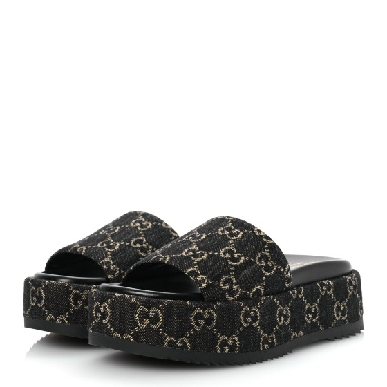 シューズ・サンダルその他 Angelina 55mm Platform Sandals Gucci Monogram Jumbo GG Angelina Platform 55mm Slide Sandals