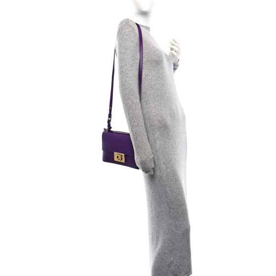 24AW new/FERRAGAMO スムースレザーショルダーバッグ Bag Purple 24AW new/FERRAGAMO スムースレザーショルダーバッグ Bag Purple