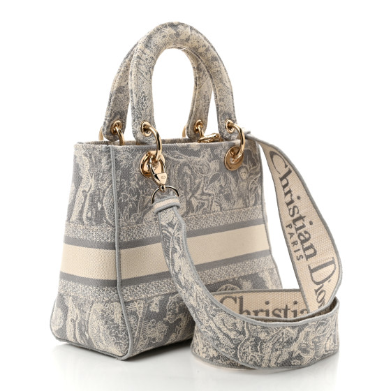 完売必至！Toile de Jouy Reverse LADY D-LITE MEDIUM BAG 完売必至！Toile de Jouy Reverse LADY D-LITE MEDIUM BAG