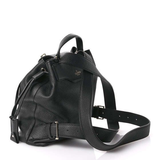 VALENTINO GARAVANI Pebbled Calfskin Rockstud Drawstring