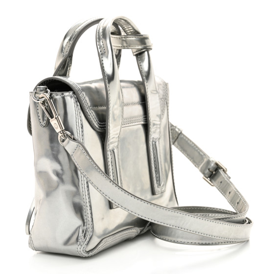 3.1 PHILLIP LIM Metallic Calfskin Mini Pashli Satchel