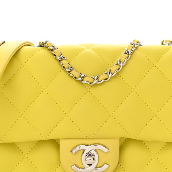 CHANEL Rubber Quilted Lambskin Mini Square Coco Rain Flap