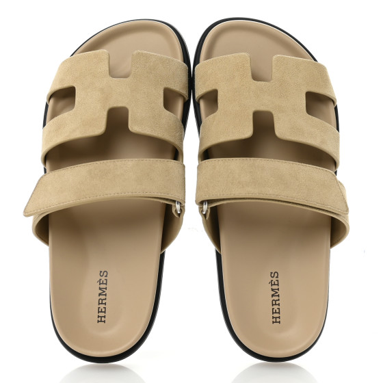 HERMES カジュアルな【Sandali Chypre】カーフスキン ラバー Chypre sandal | Hermès Macau SAR