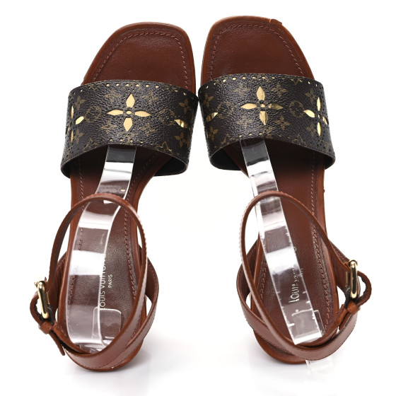 【2025 新作】 LOUIS VUITTON Silhouette Monogram Perforated Calfskin 靴