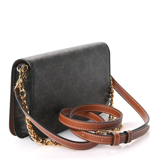 CELINE Triomphe Canvas Multipochette Tan 1662969 | FASHIONPHILE
