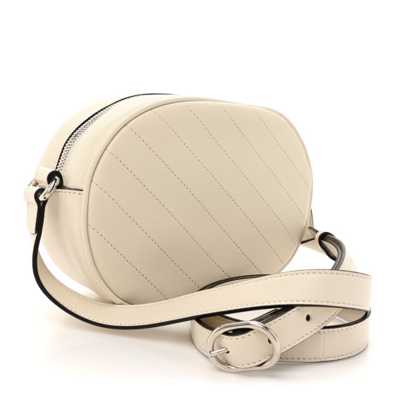 GUCCI Sakai Be Green Calfskin Diagonal Stitched Mini Blondie