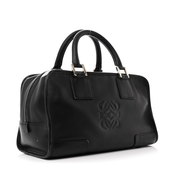 LOEWE DIN AMAZONA ハンドバック　ブラック LOEWE Calfskin Amazona 28 Black 1666699 | FASHIONPHILE