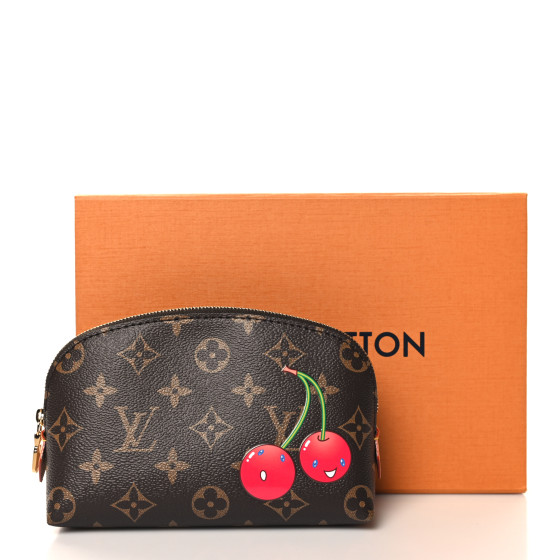 限定コラボ♪【LOUIS VUITTON x TM】Cherry Cosmetic Pouch PM LV x TM Cosmetic Pouch PM Other Monogram Canvas - Women