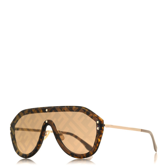 FENDI フェンディ Fabulous サングラス FFM0039 未使用 FENDI FF Fabulous Shield Sunglasses FF M0039/G/S Brown