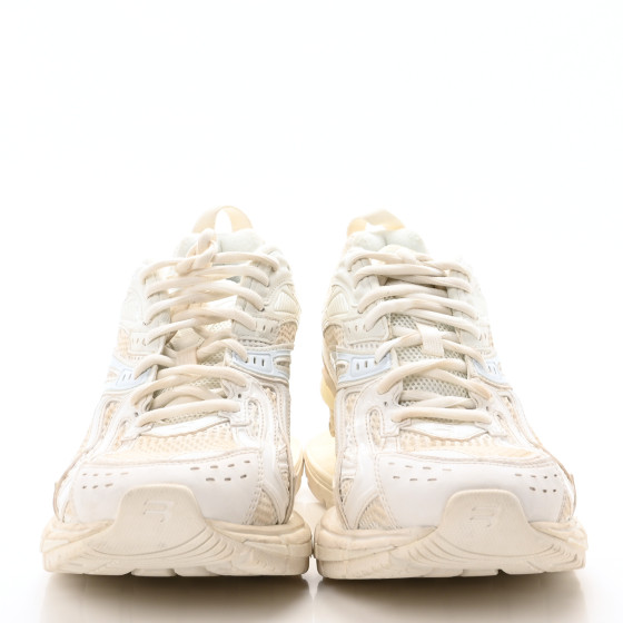 BALENCIAGA Mesh Rubber X-Pander Sneakers 39 White 1668168