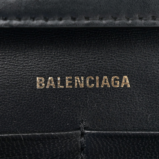 BALENCIAGA｜ (620259 2AA8K 1469) Balenciaga Monaco S Chain Bag Black Brown Calf Leather Large