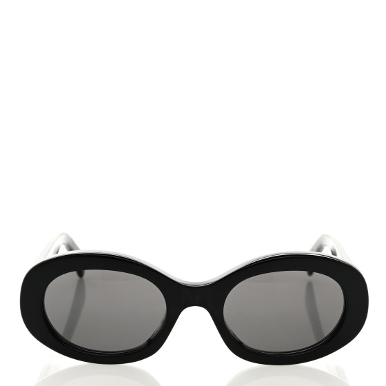 CELINE Acetate Triomphe 01 Sunglasses Black