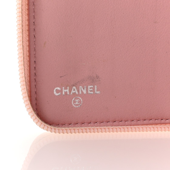 CHANEL ピンク 約20cm CHANEL Caviar Large Timeless CC Zip Around Wallet Pink