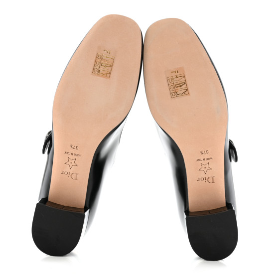 CHRISTIAN DIOR Brushed Calfskin Uniform 30mm Pumps 37.5