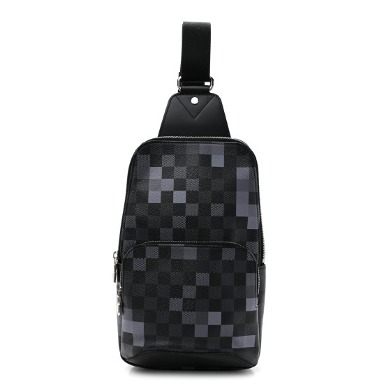 LOUIS VUITTON Damier Graphite Pixel Avenue Sling Backpack