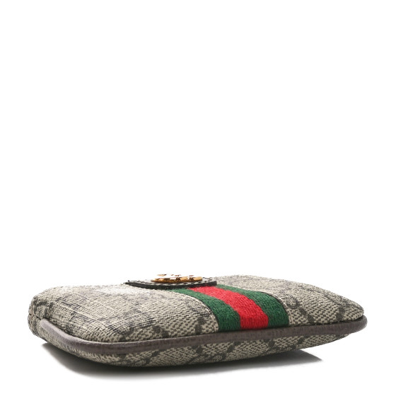 まつじゅページです。 GUCCI GG Supreme Monogram Web Ophidia Key Case Beige New