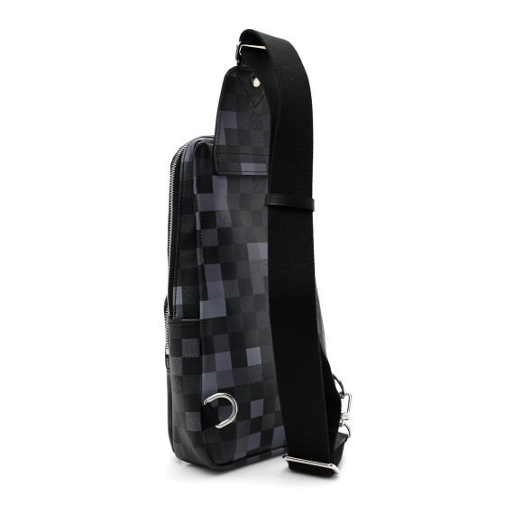 Louis Vuitton リュック LOUIS VUITTON Damier Graphite Pixel Avenue Sling Backpack