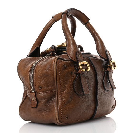 Vintage Chloé mini Paddington Bags Brown CHLOE Calfskin Mini Paddington Satchel Chestnut 1670927