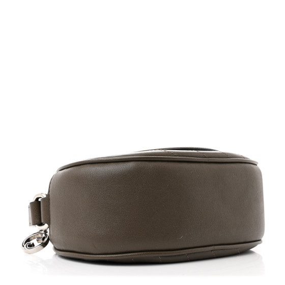 GUCCI Sakai Be Green Calfskin Diagonal Stitched Mini Blondie