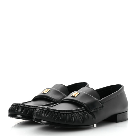 ★送料関税込★GIVENCHY 4G ロゴ プレート レザーローファー GIVENCHY Calfskin 4G Loafer 41 Black 1671221 | FASHIONPHILE