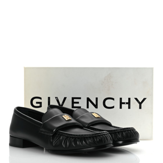 GIVENCHY Calfskin 4G Loafer 41 Black 1671221 | FASHIONPHILE