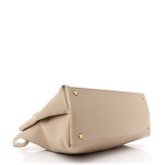 BOTTEGA VENETA ボストンバッグ ベージュ BOTTEGA VENETA Silky Calfskin Medium Ciao Ciao Ecru 1675030