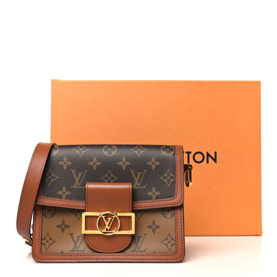 入手困難★希少【LOUISVUITTON】Mini Dauphine Monogram Reverse Louis Vuitton Reverse Monogram Mini Dauphine Crossbody