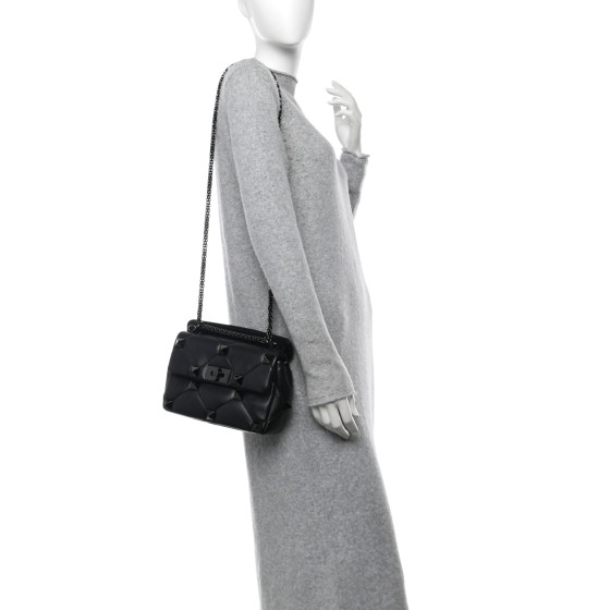 VALENTINO GARAVANI Nappa Monochrome Medium Roman Stud