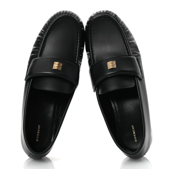 GIVENCHY Calfskin 4G Loafer 41 Black 1671221 | FASHIONPHILE