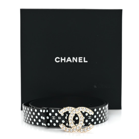 CHANEL ベルト 70/28 Chanel Chain Leather Belt 28/70 Black Gold Good Condition | eBay