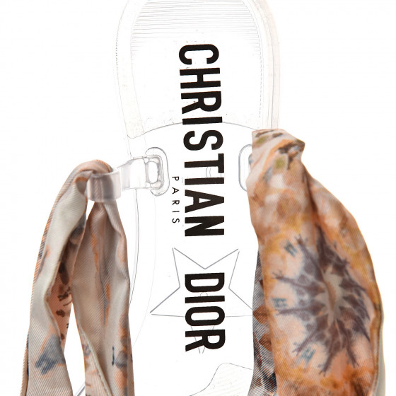 CHRISTIAN DIOR PVC Silk KaleiDiorscopic Mitzah Scarf Thong