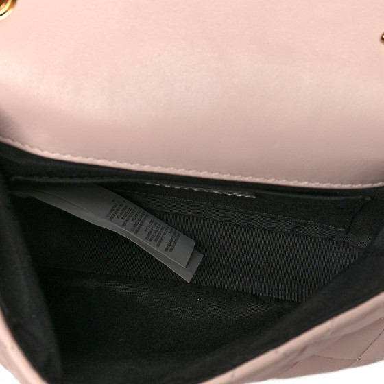 VERSACE Nappa Quilted Small Medusa Chain Crossbody Light
