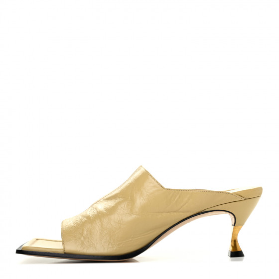 超安い品質 Crunch VENETA BOTTEGA Lux 848236 Tapioca 38 Sandals Slide 靴