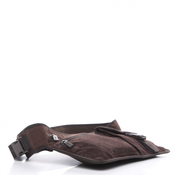 MIU MIU Suede Belt Bag Brown 427079 | FASHIONPHILE