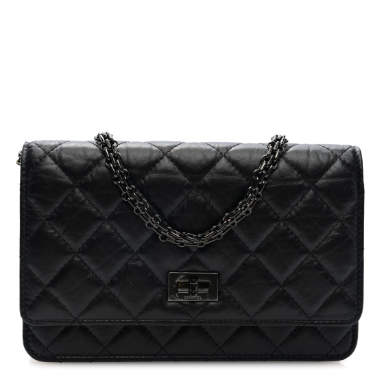 【CHANEL】Chanel woc★シャネル【ランク:A】 CHANEL Aged Calfskin Quilted Reissue Wallet On Chain WOC So
