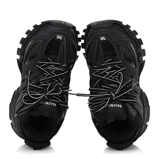 スニーカー BALENCIAGA  Balenciaga Sneakers Women Fabric Black Balenciaga Triple S Women Black Sneakers Polyurethane Wedge