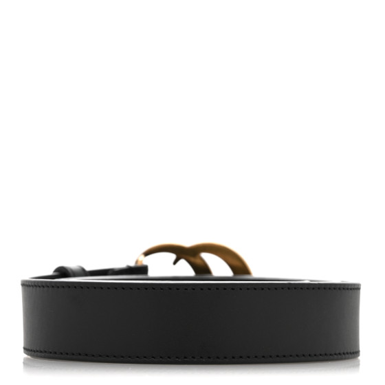 D&G ブラック ベルト 85/34 GUCCI Calfskin Double G 30mm Belt 85 34 Black 1683925