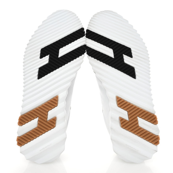 リナシュシュ　Sweety Mingky Open HERMES Graphic Mesh Suede Goatskin Womens Bouncing Sneakers