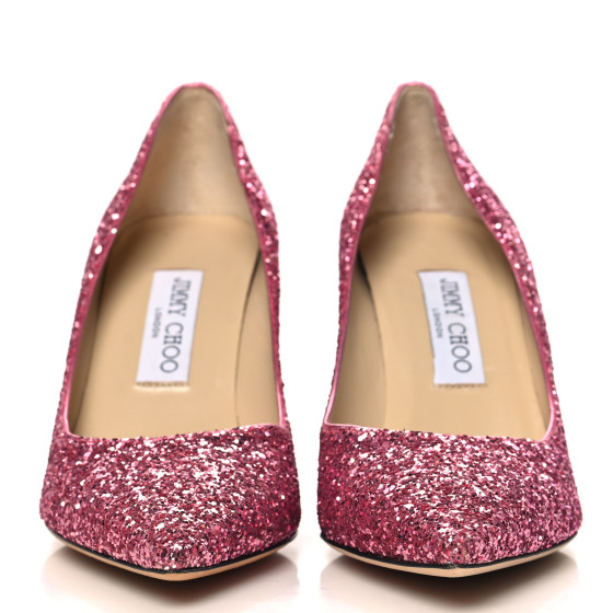 【送料&関税込】Jimmy Choo Antiqued Pink Leather Romy 85 Pum Jimmy Choo Antiqued Pink Leather Romy 85 Pumps | italist