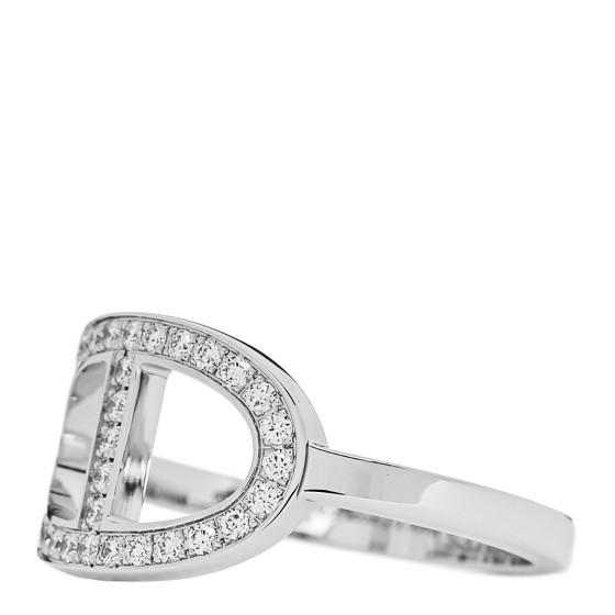 Hermes diamonds Chaine d'ancre Contour ring【関税込】 Hermès Rose Gold And Diamond Chaine D'Ancre Contour Ring
